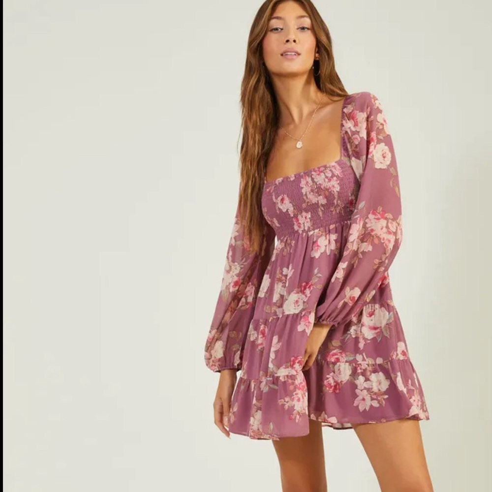 Fall Dress - tiered dress Fall Floral - Altard State xs dress